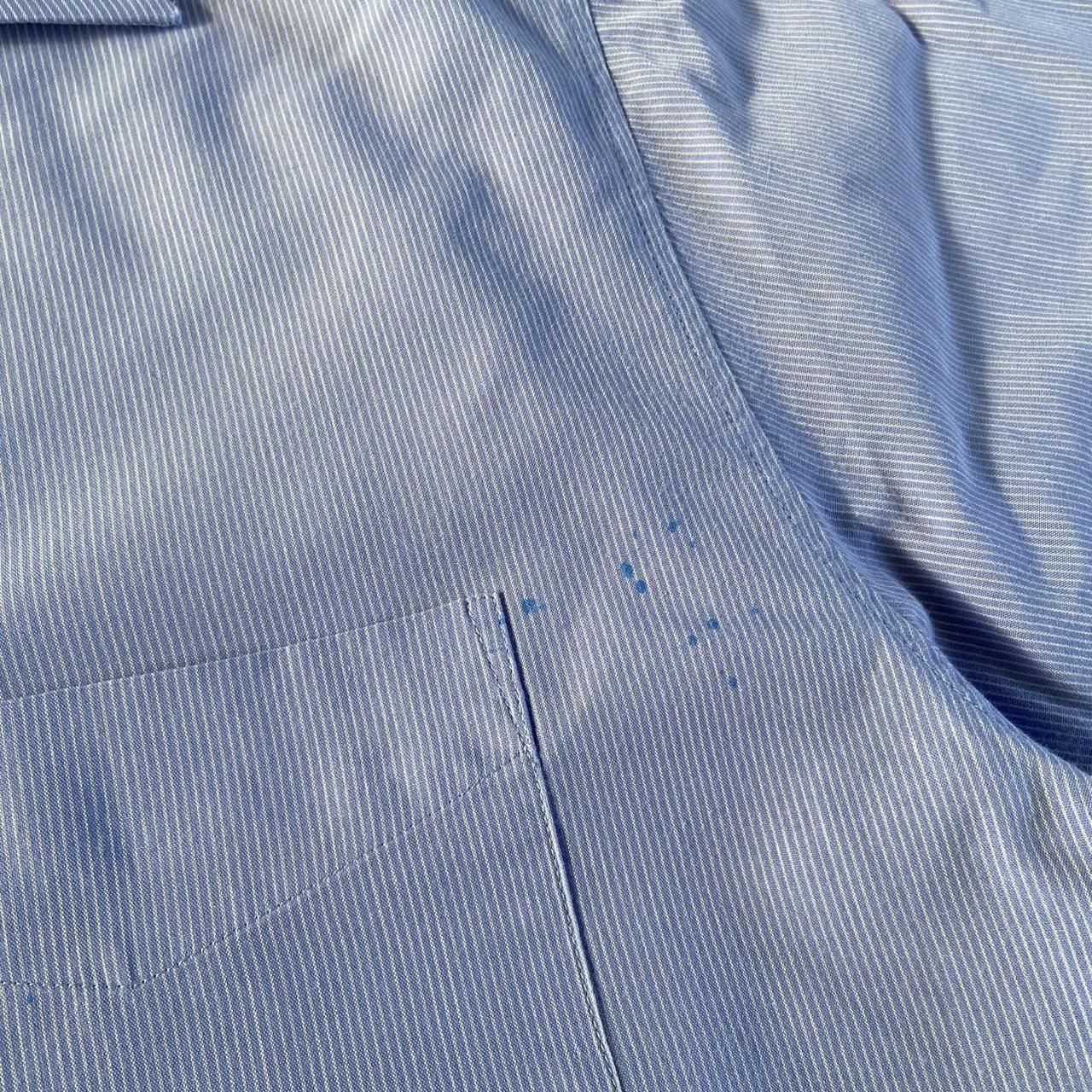 Stingray Reimagined “Stan” Short Sleeve Shirt, Size M Blue