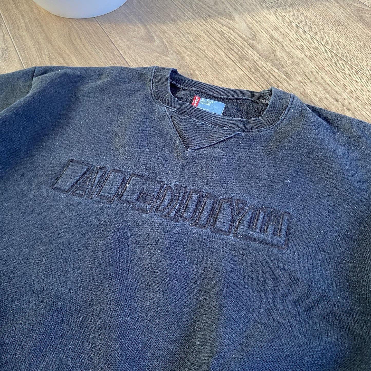 Vintage Levi’s All Duty Sweatshirt Y2K Size XL Black Heavyweight