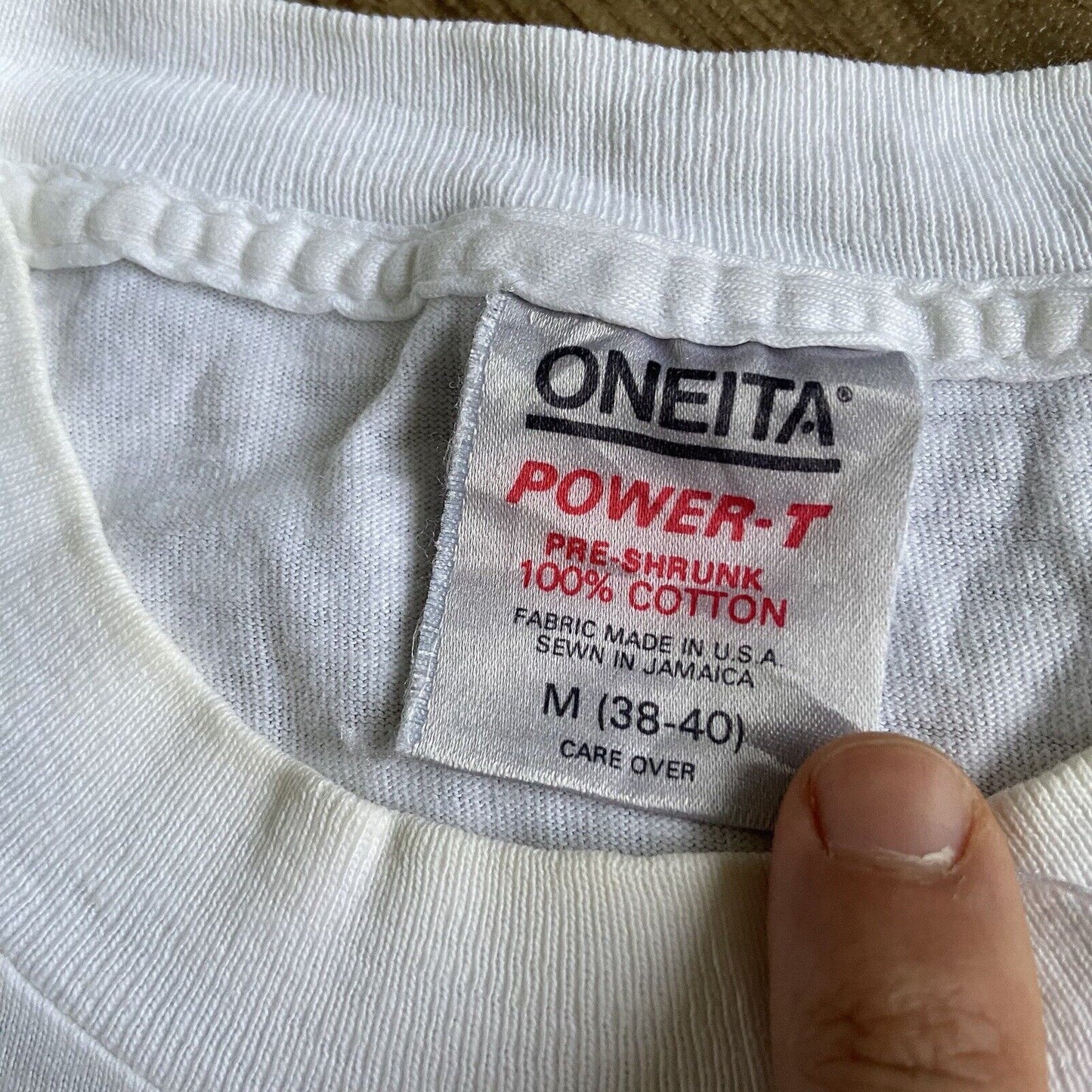 Vintage Spoleto Festival T Shirt Size M 90s White Graphic Single Stitch Art 1991