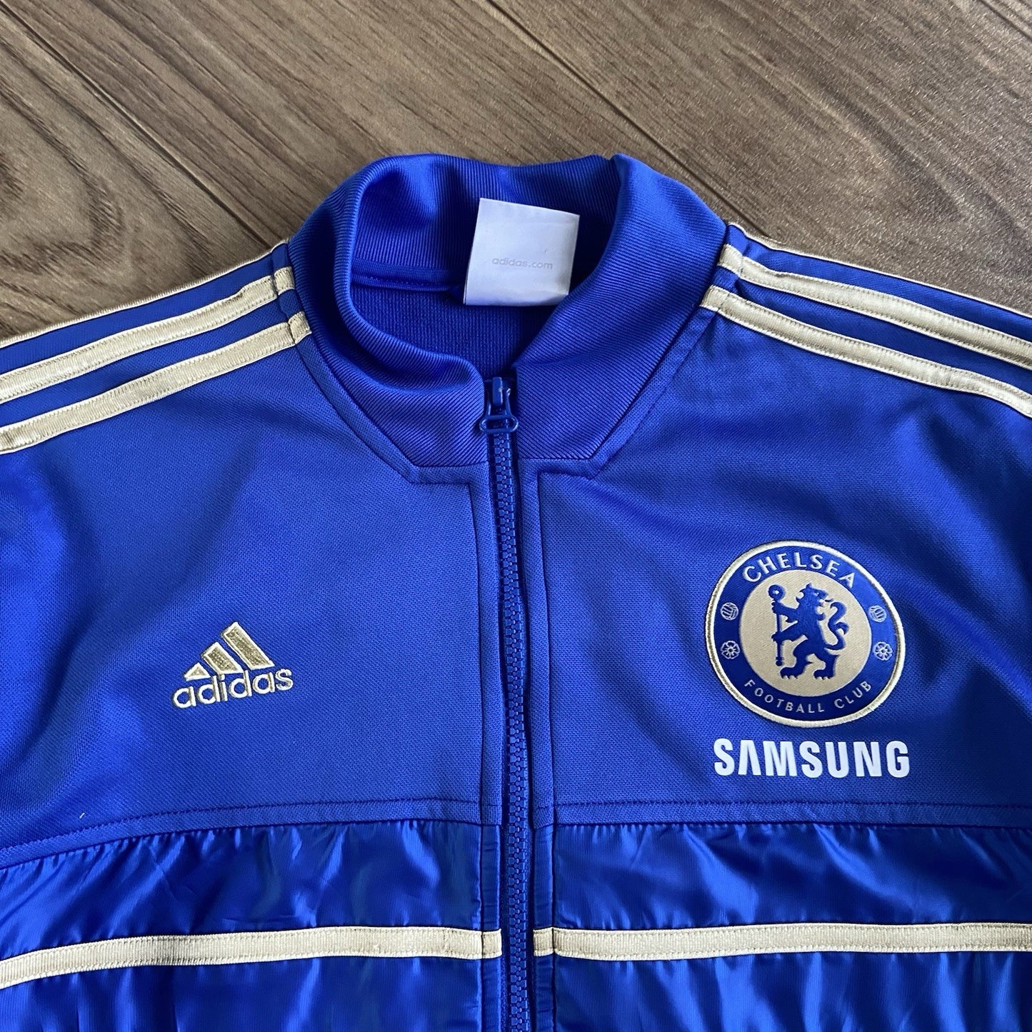 Chelsea Track Jacket 2012/13 Size M Full Zip Blue Training Track Top Adidas