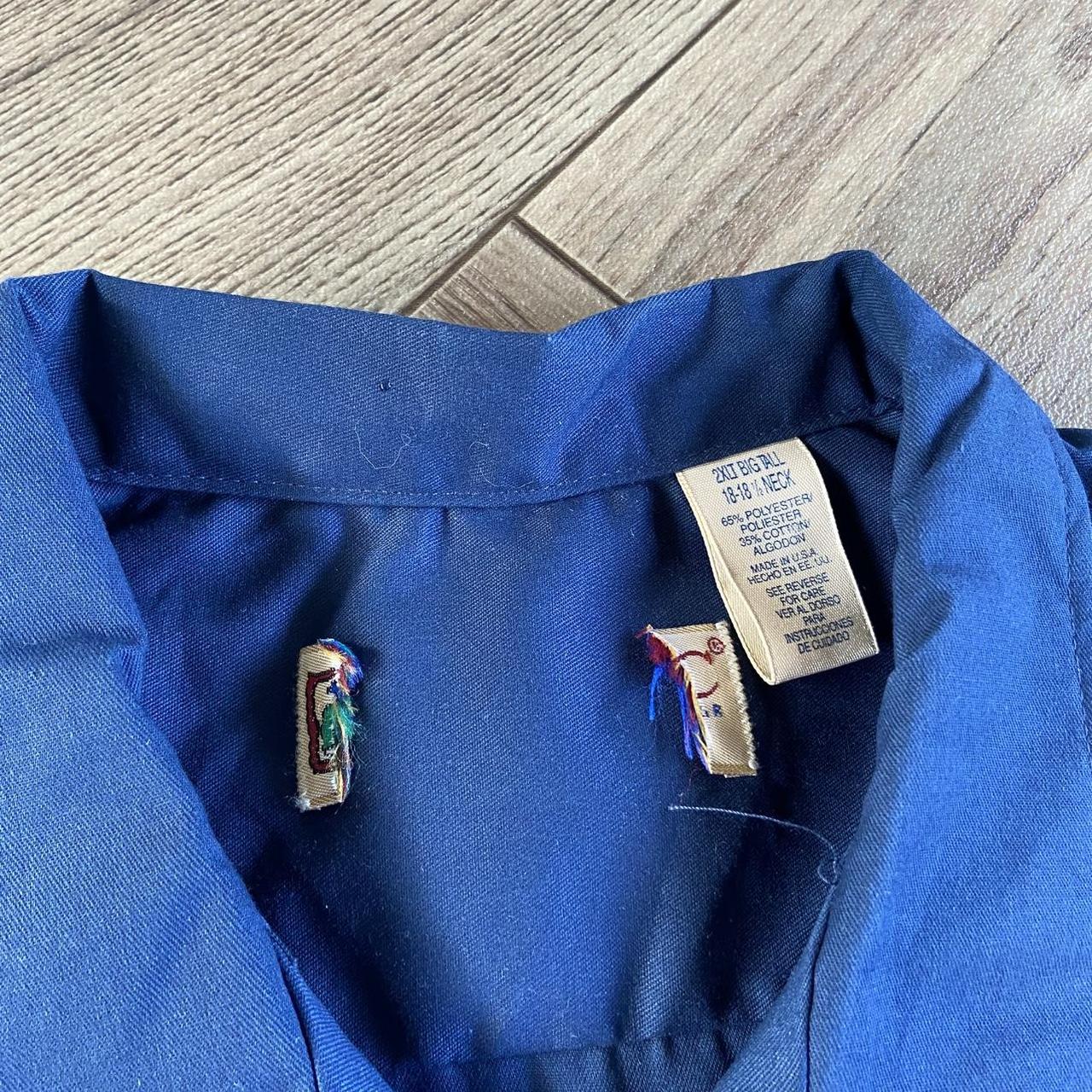 Stingray Reimagined “Stan” Short Sleeve Shirt, Size XXL Navy Blue