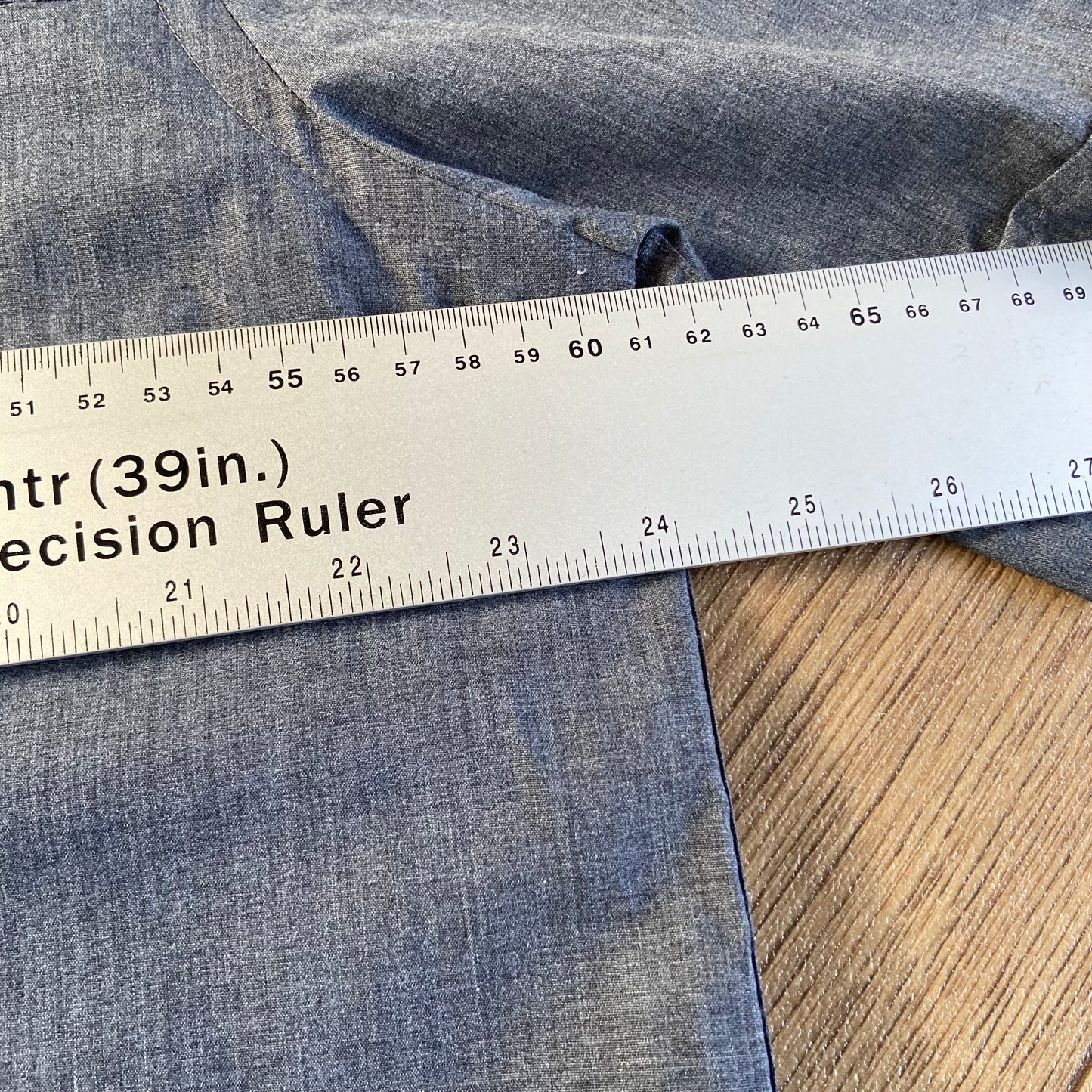 Stingray Reimagined “Stan” Short Sleeve Shirt, Size L Grey