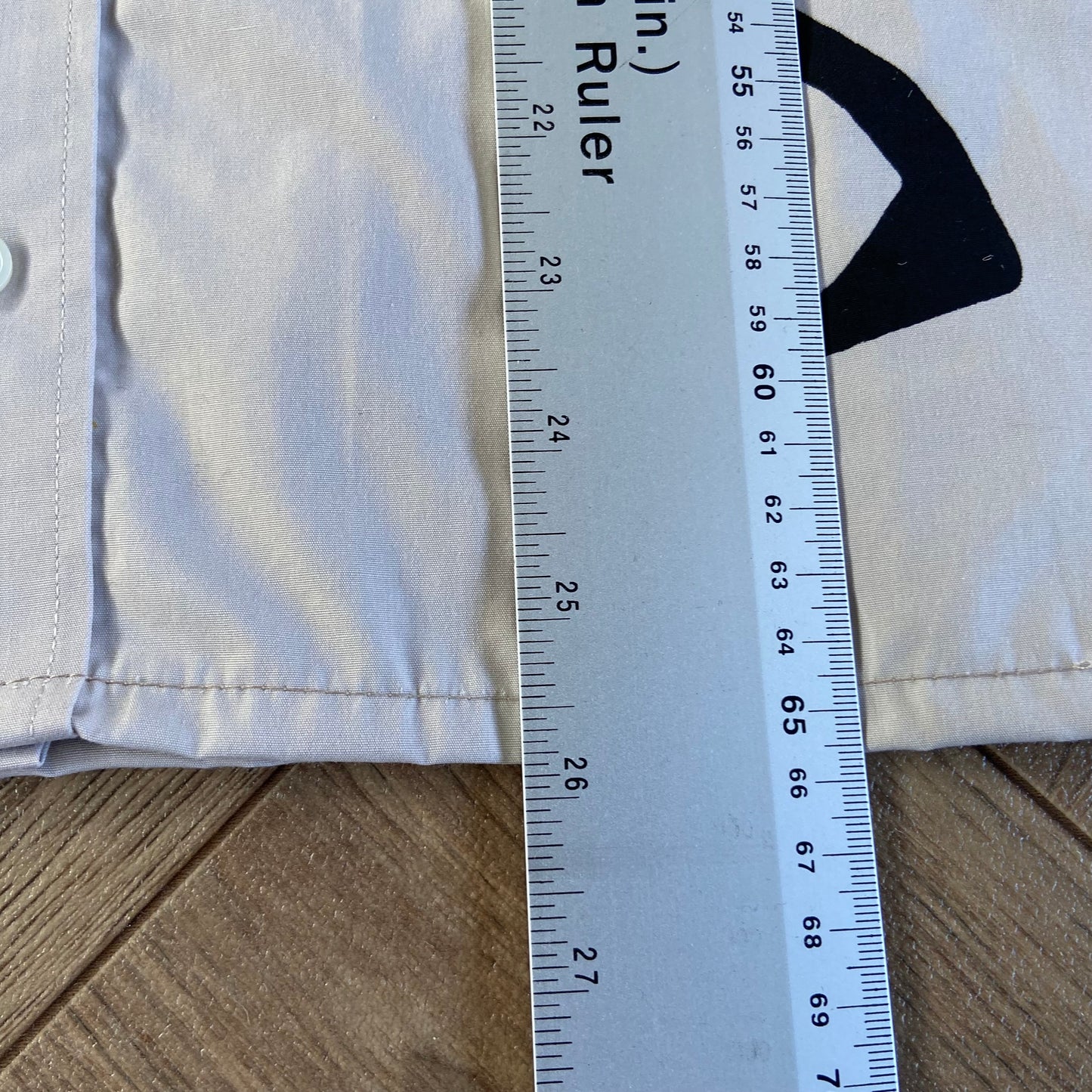 Stingray Reimagined “Stan” Short Sleeve Shirt, Size S Beige