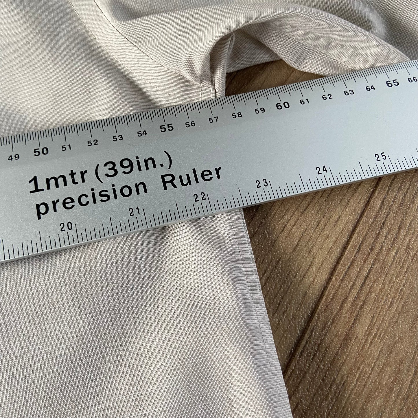 Stingray Reimagined “Stan” Short Sleeve Shirt, Size M Beige