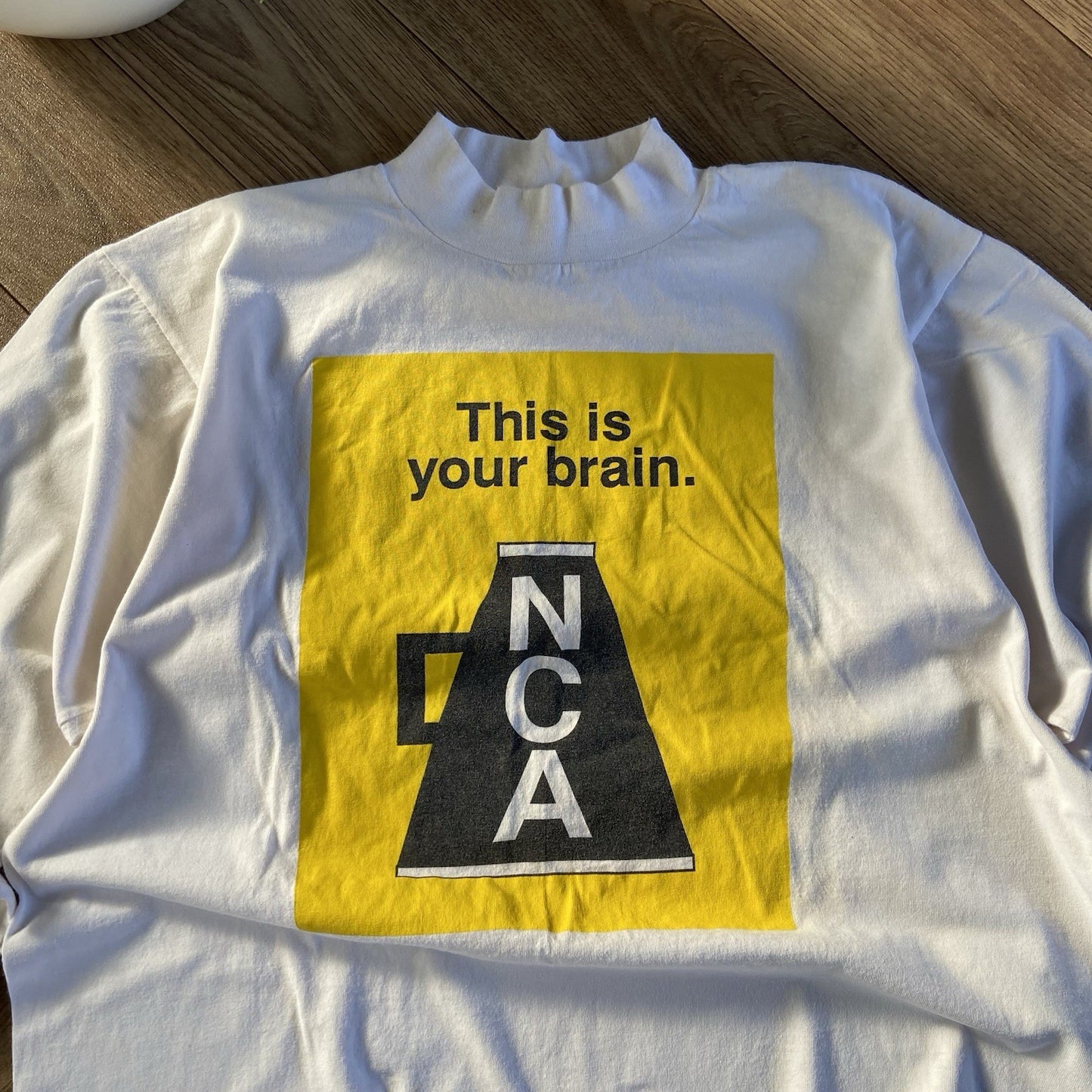 Vintage Cheerleading T Shirt Size XL 90s White Graphic Print Long Sleeve