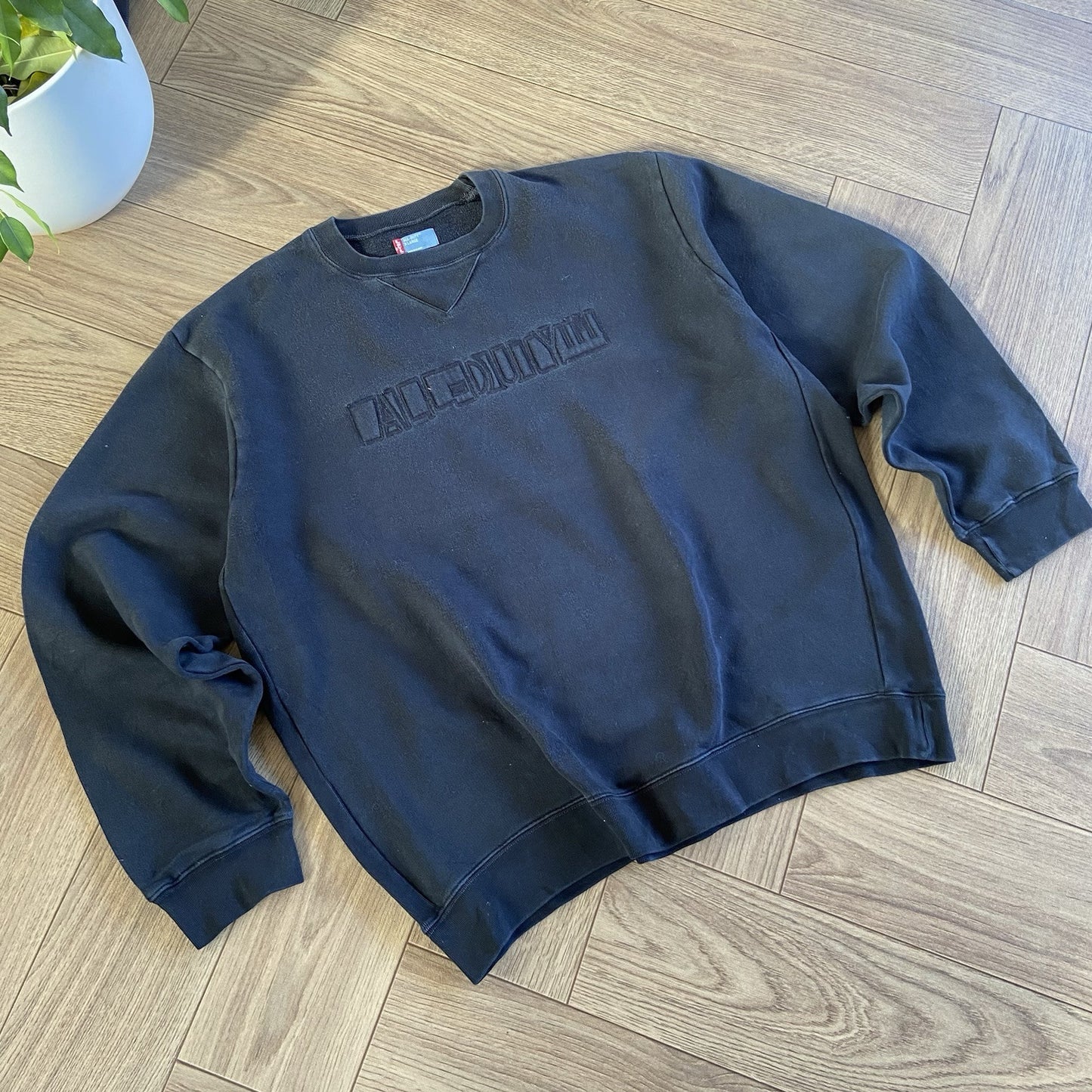 Vintage Levi’s All Duty Sweatshirt Y2K Size XL Black Heavyweight