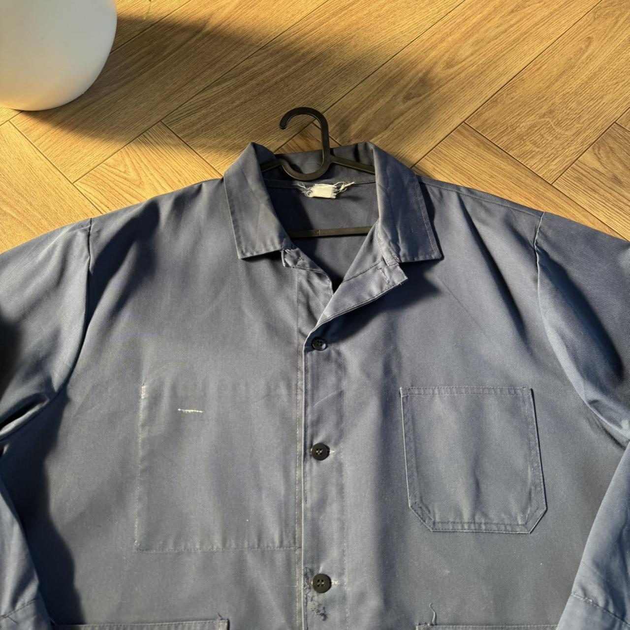 Stingray Reimagined “Charles” French Chore Jacket, Size XL Blue