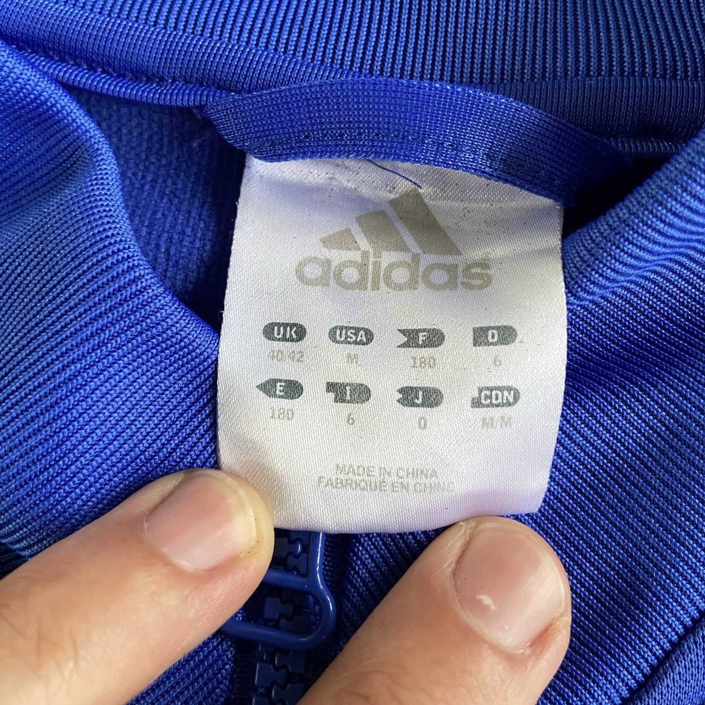 Chelsea Track Jacket 2012/13 Size M Full Zip Blue Training Track Top Adidas