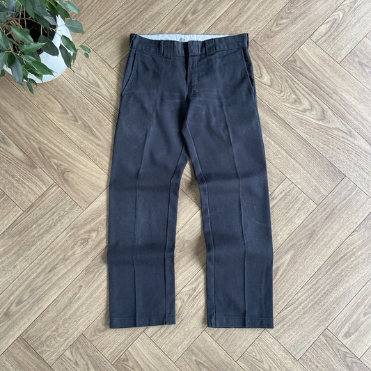 Vintage Dickies Chino Trousers W30 L32 90s Black Skate