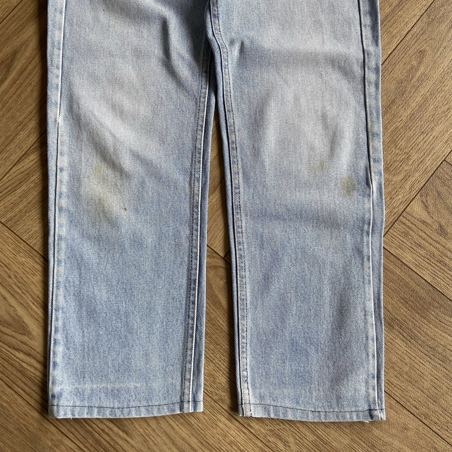 Vintage Avirex Blue Jeans 80s W25 L27.5 Stonewashed Straight Leg High Waist