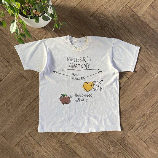 Vintage Funny Dad T Shirt 90s Size XXL Graphic Print