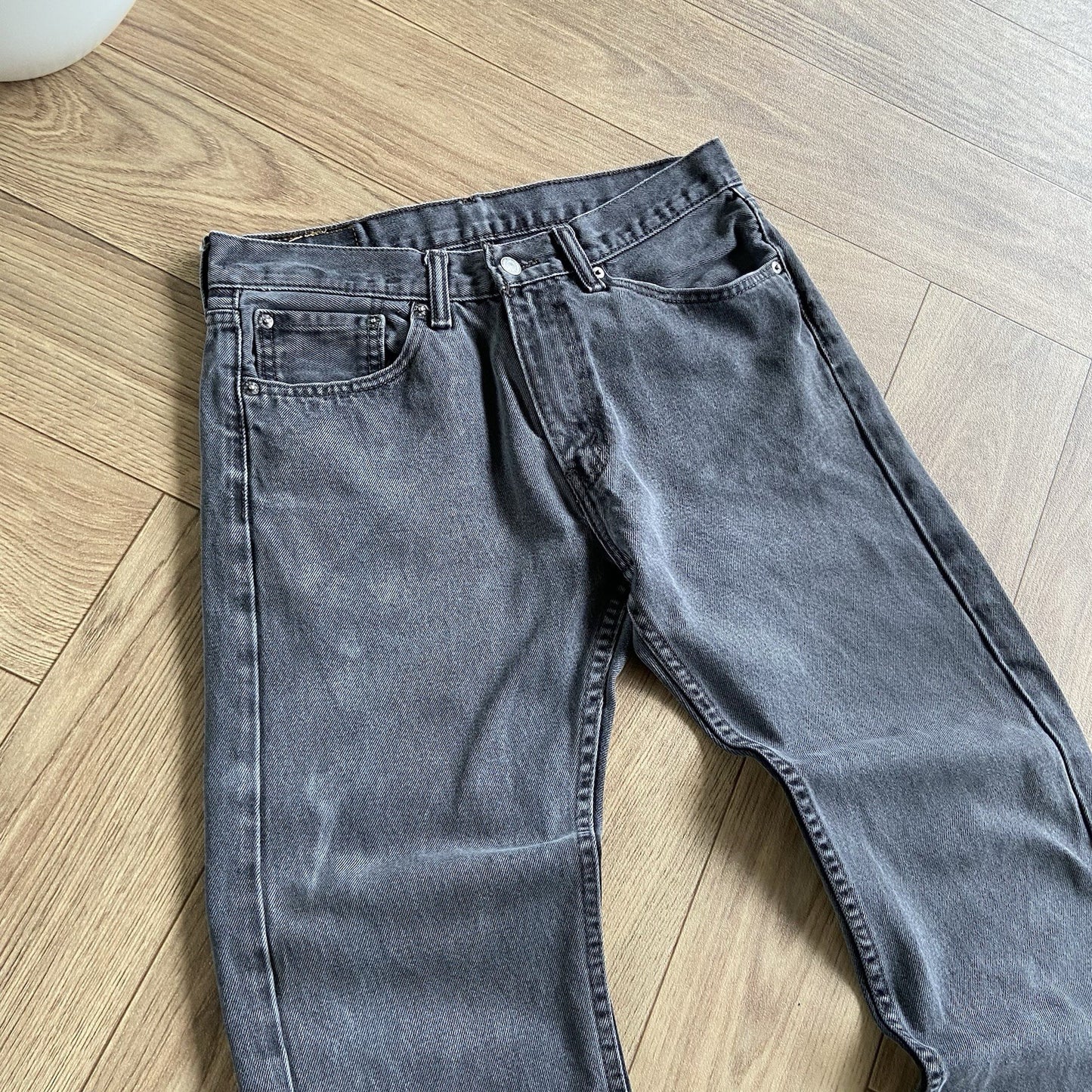 Vintage Levi’s 505 Black Jeans W32 L30 Y2K Faded Straight Baggy Relaxed Fit