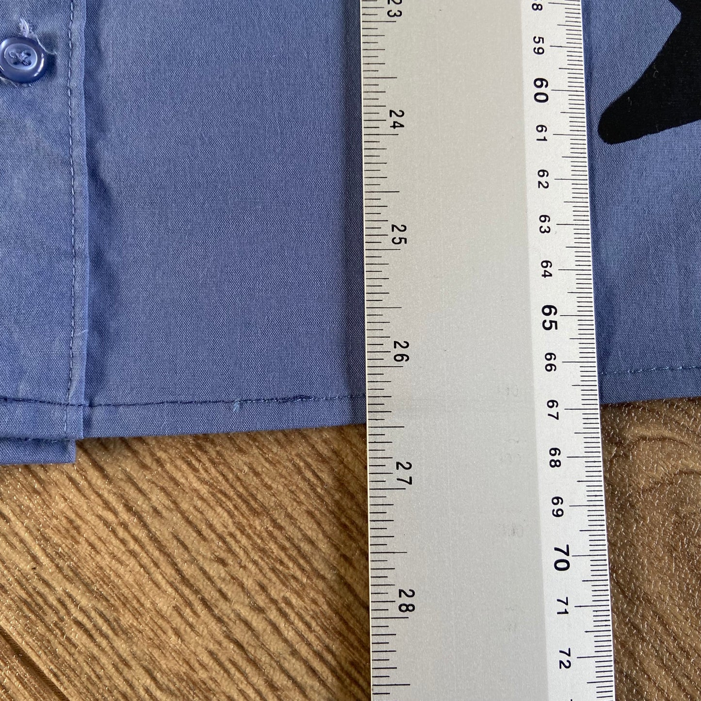 Stingray Reimagined “Stan” Short Sleeve Shirt, Size M Blue