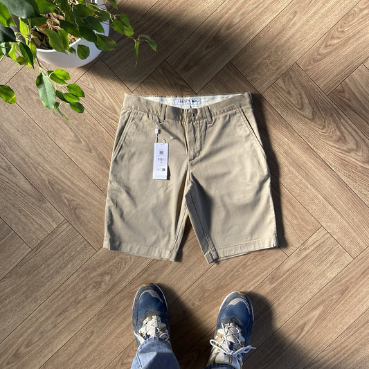 Lacoste Smart Shorts Chino Beige W30 Brand New With Tags